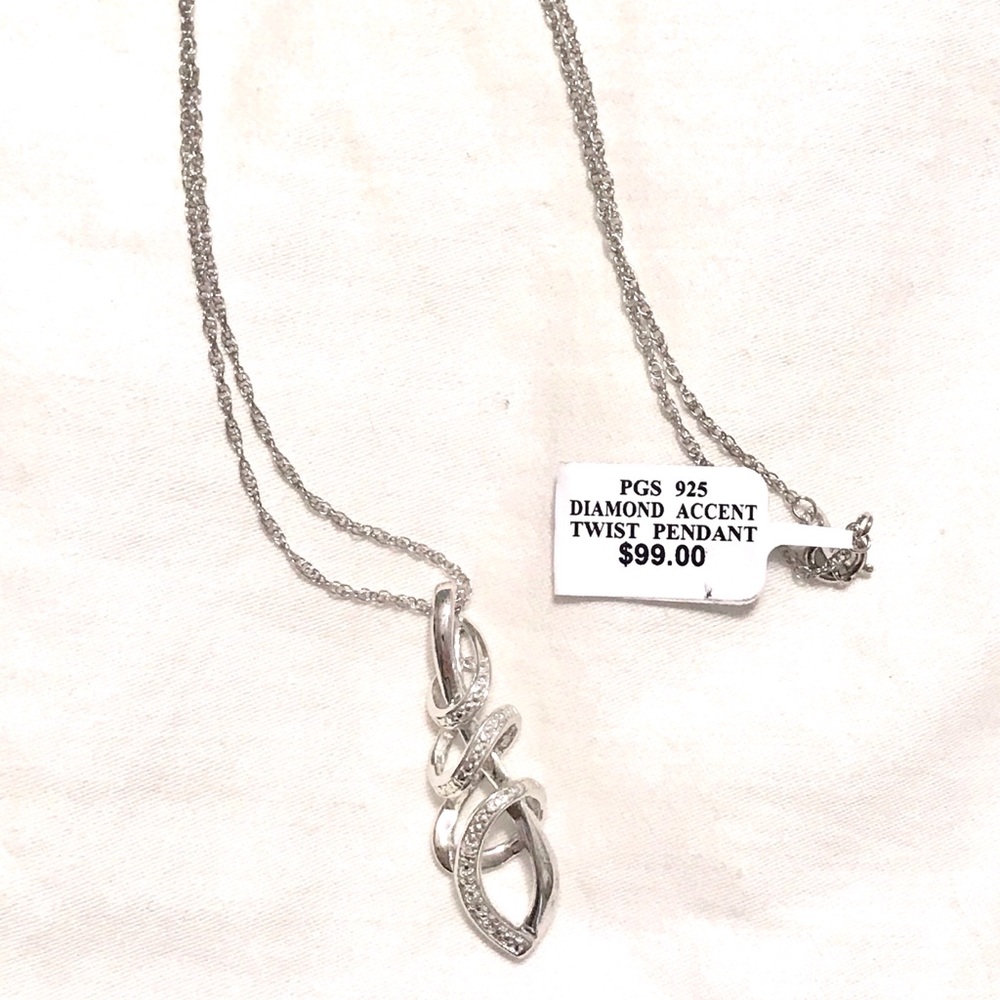 Diamond Accent Twist Necklace